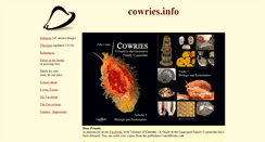 Desktop Screenshot of cowries.info