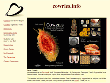 Tablet Screenshot of cowries.info